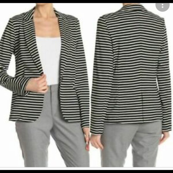 Philosophy Jackets & Blazers - Philosophy Striped Black/White. Size XL